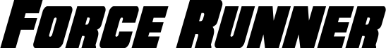 Force Runner Condensed Italic