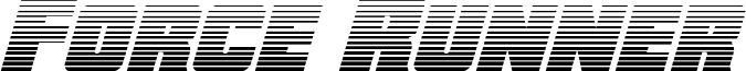 Force Runner Gradient Italic