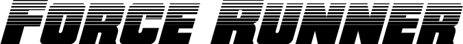 Force Runner Halftone Italic