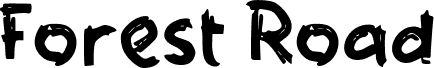 Forest Road font
