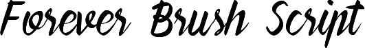 Forever Brush Script