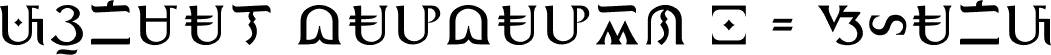 Preview of the Formal Baybayin 1 - Sharp font