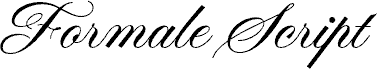 Formale Script PERSONAL USE Regular Schriftart