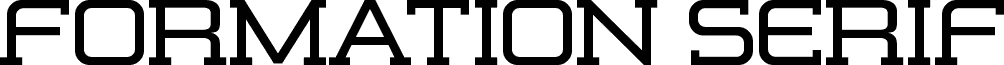 Formation Serif Regular