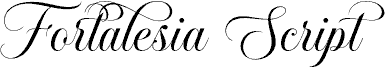 Fortalesia Script PERSONAL USE Regular carattere