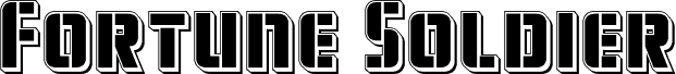 Preview of the Fortune Soldier Punch font