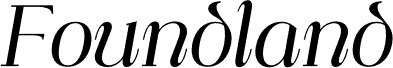 Foundland Italic PERSONAL USE ONLY Regular