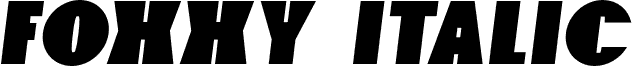 FoxxyItalic