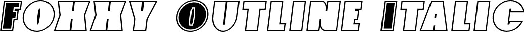 FoxxyOutlineItalic