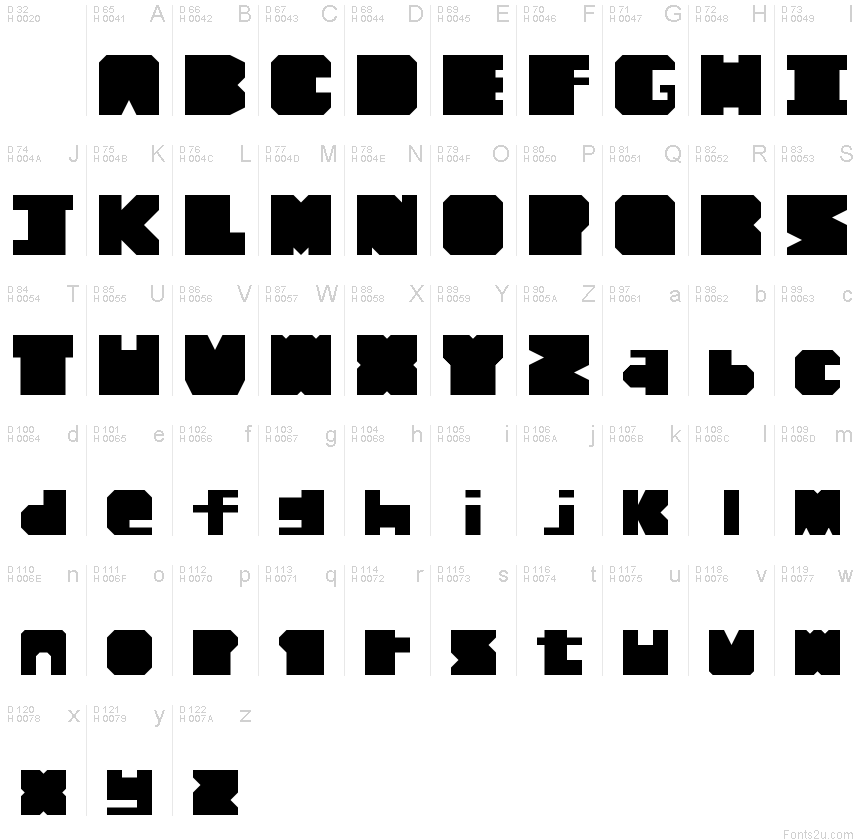 Latin de base - Table de caractères
