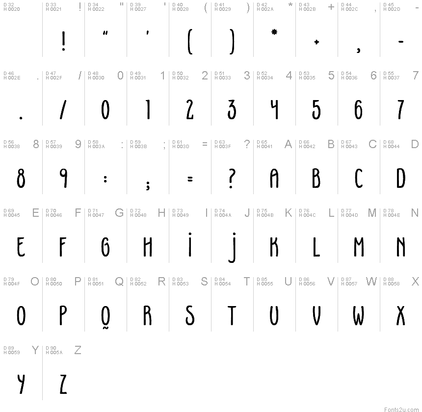 foxy font | Fonts2u.com