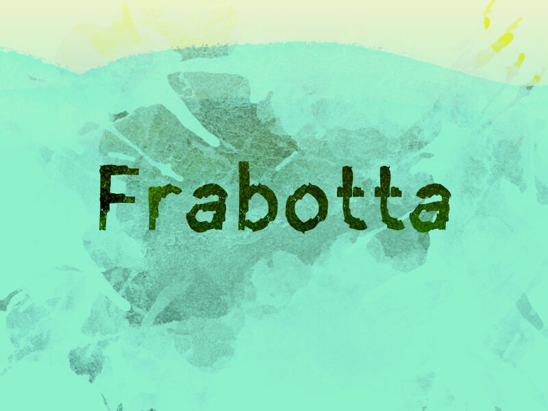 Frabotta Schriftart