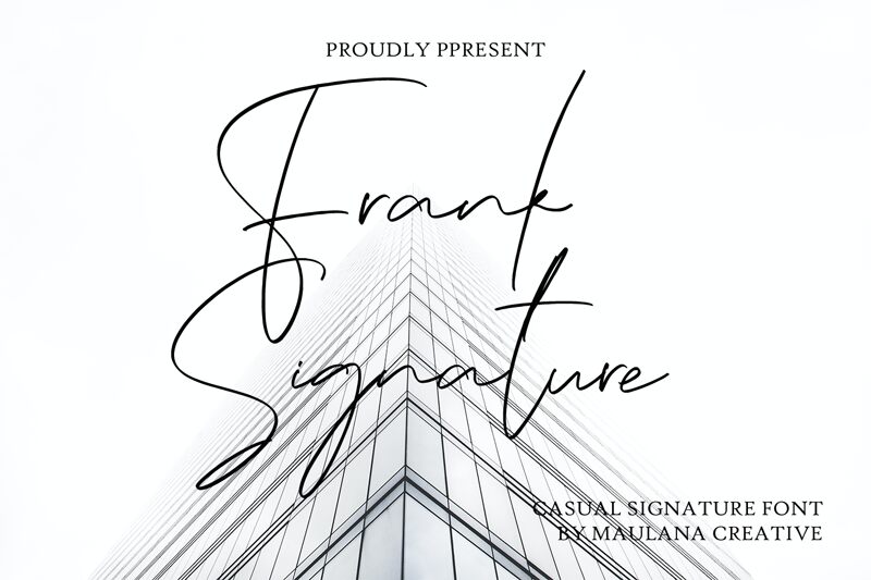 Frank Signature Carattere