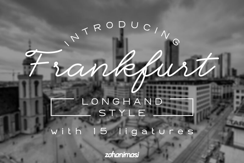 Frankfurt Schriftart
