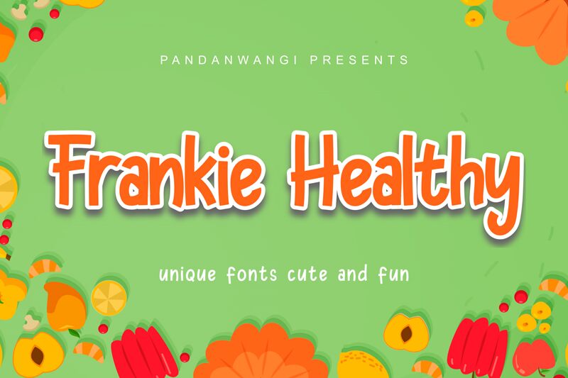 Frankie Healthy Шрифт