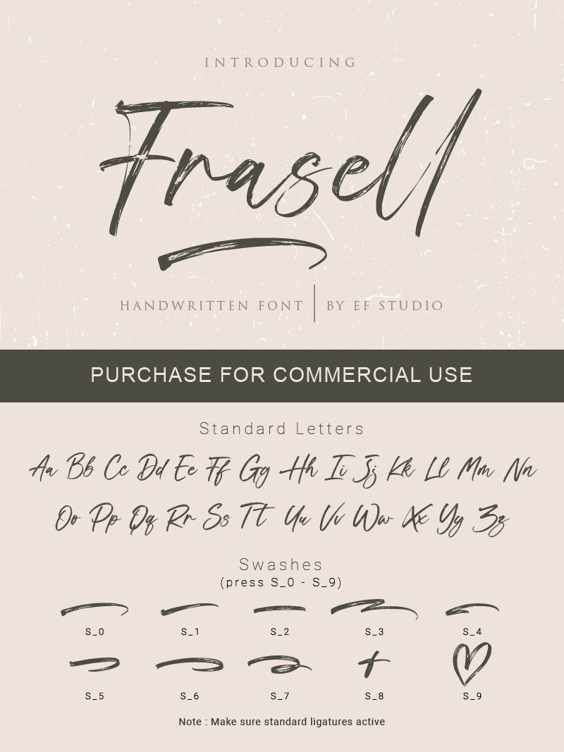 Frasell Schriftart