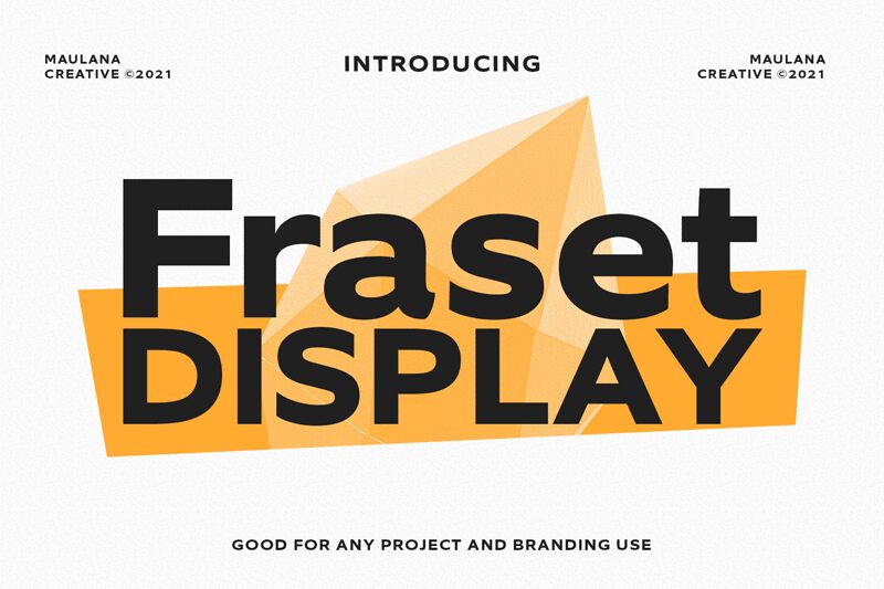 Fraset Display Carattere