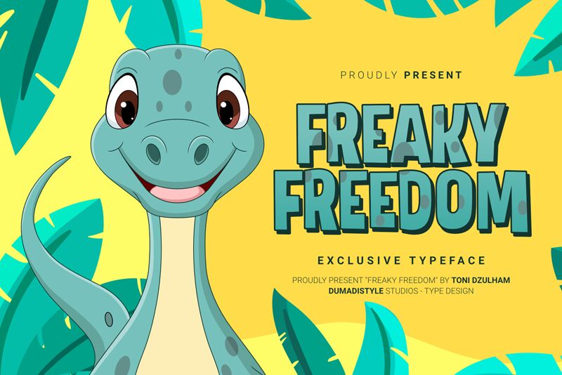 Freaky Freedom Шрифт