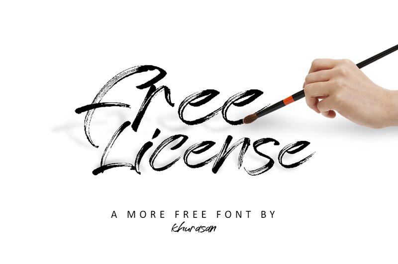 Free License الخط