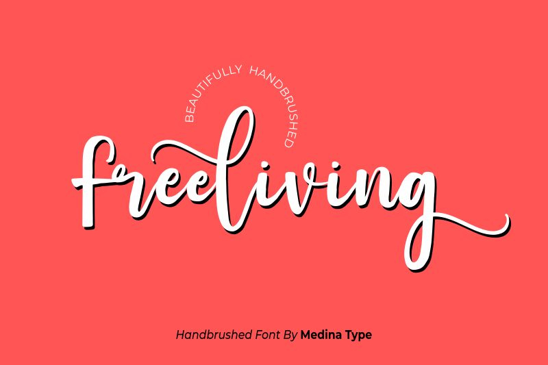 Freeliving Schriftart