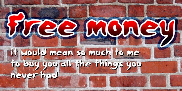 FreeMoney Druh písma