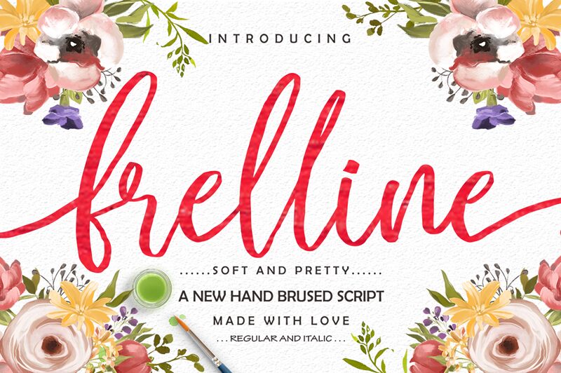 Frelline Script Schriftart