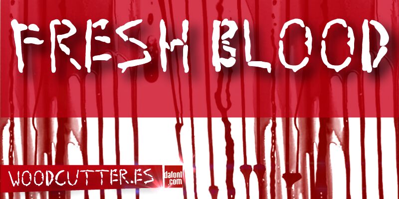 Fresh Blood Schriftart