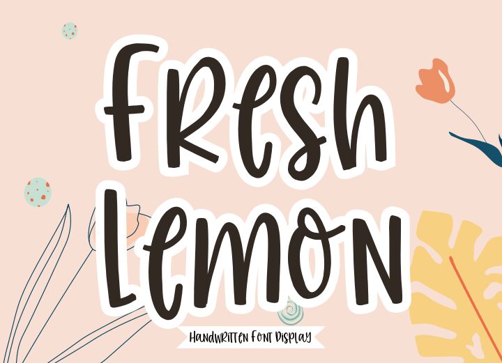 Fresh Lemon 字体
