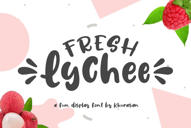 Fresh Lychee Schriftart
