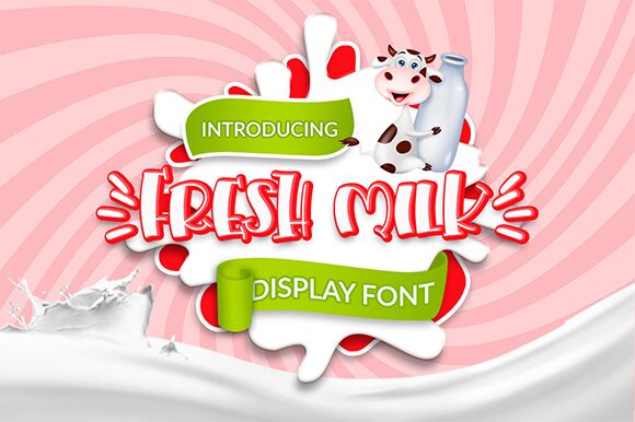 Fresh Milk Schriftart