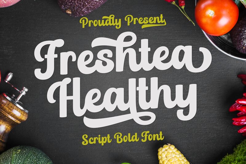 Freshtea Healthy Schriftart