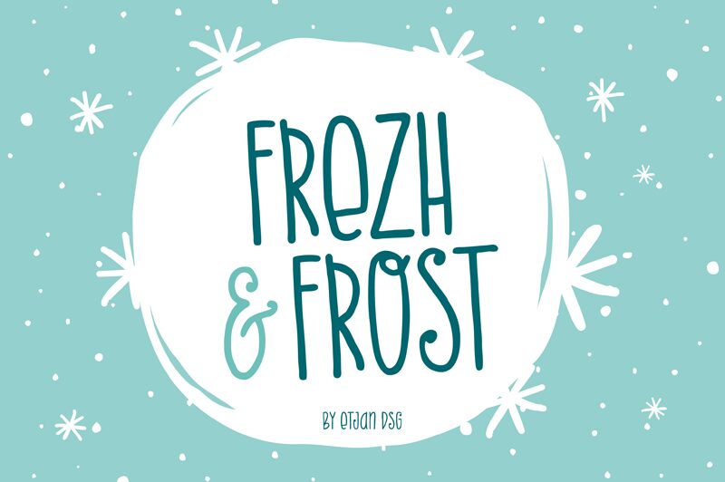 Frezh And Frost Schriftart