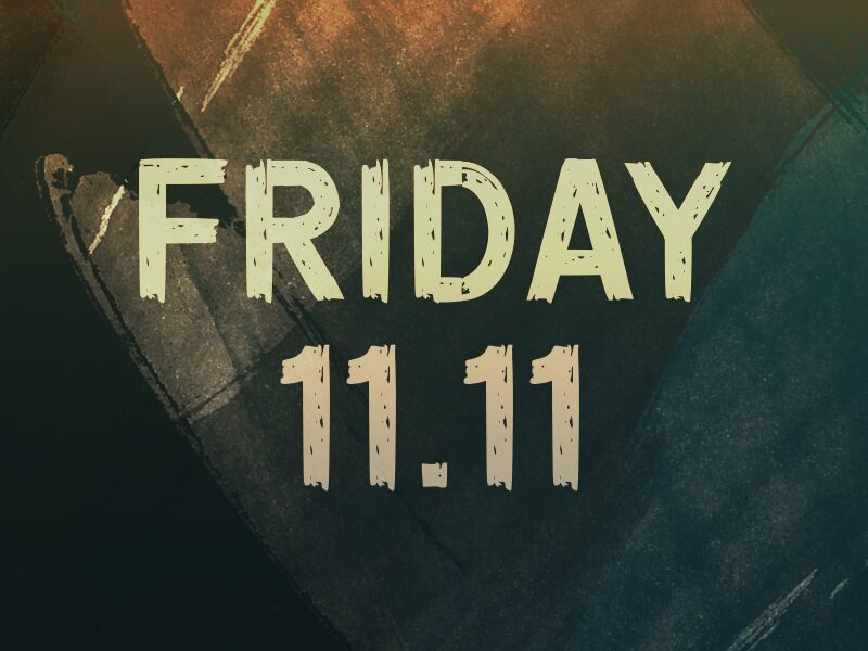 f Friday 11.11 Шрифт
