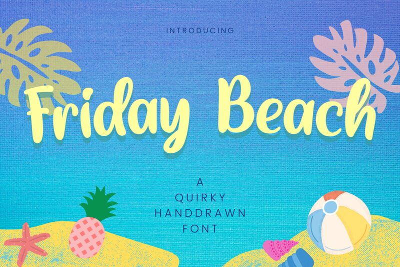 Friday Beach — 字体展示