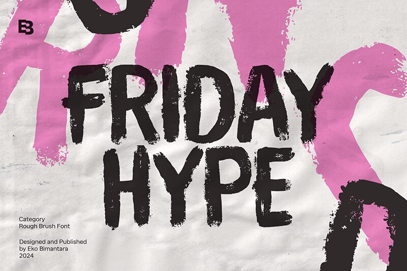 Friday Hype 字体
