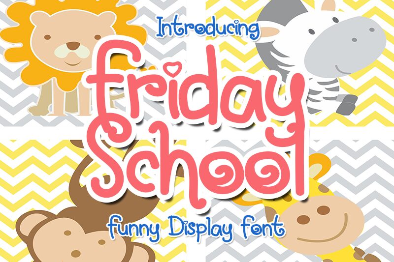 Friday School Czcionka