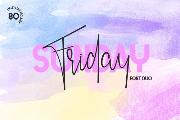 Friday Sunday フォント