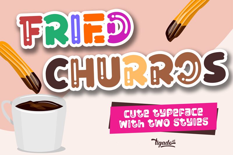Fried Churros الخط
