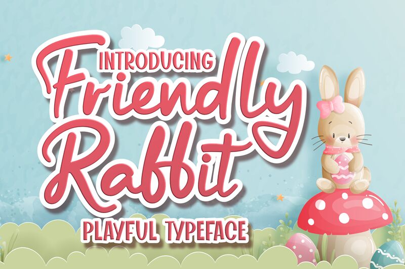 Friendly Rabbit Schriftart