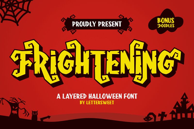 Frightening Шрифт