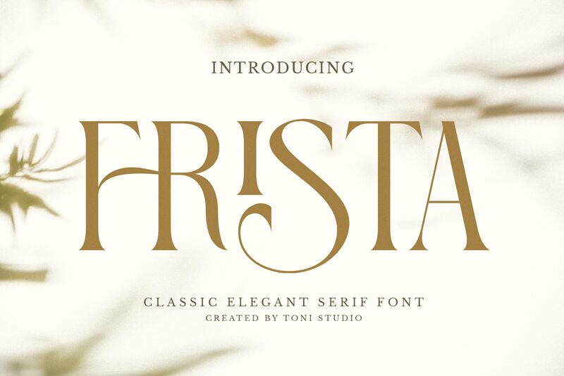 FRISTA Czcionka