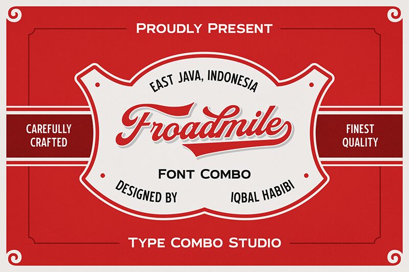 Froadmile Schriftart