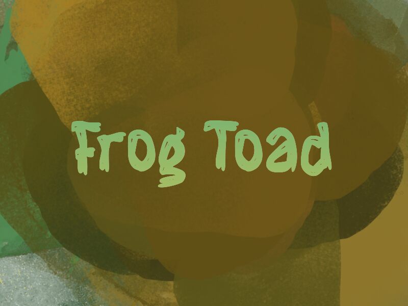 Frog Toad Carattere