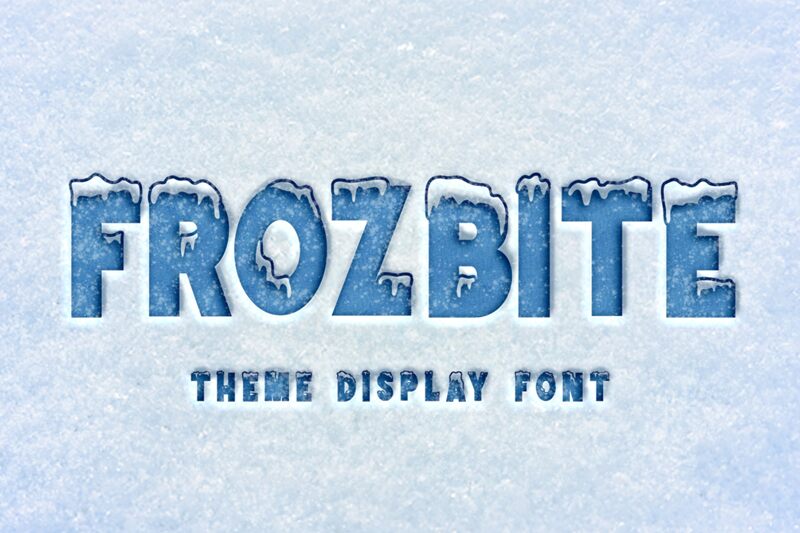 FROZBITE Czcionka