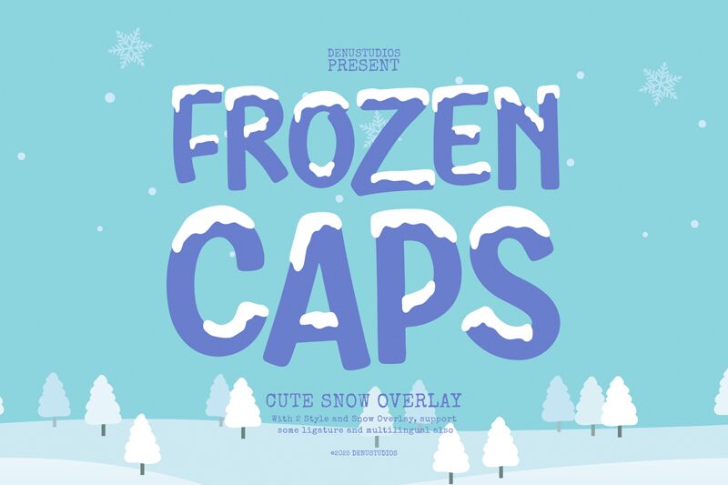 Frozen Caps フォント