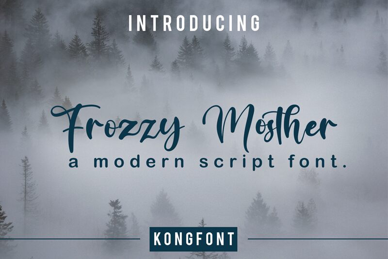 Frozzy Mosther Schriftart