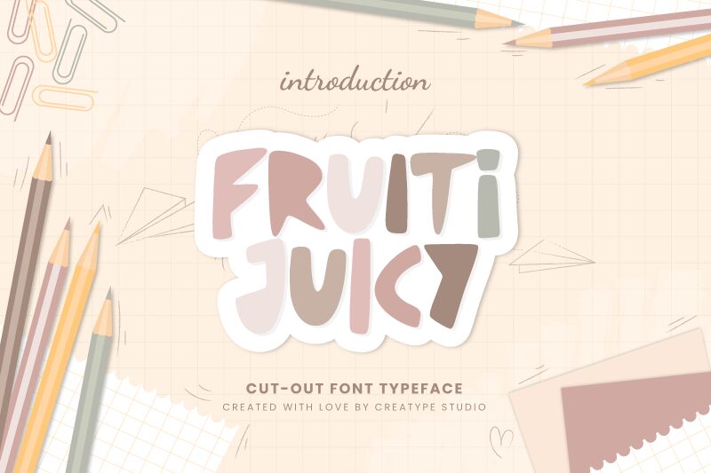 Fruiti Juicy Czcionka