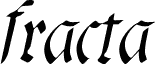 fracta Italic
