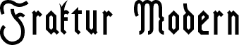 Fraktur Modern