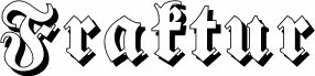 Fraktur Shadowed
